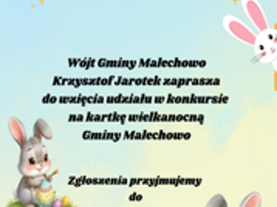 Konkurs plastyczny na kartkę wielkanocną