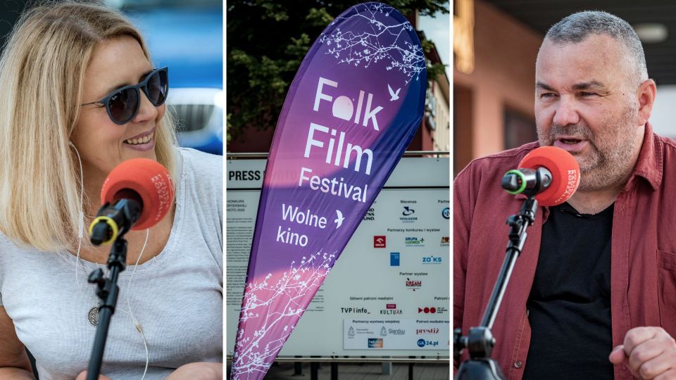 Plenerowe studio Polskiego Radia Koszalin było w Sianowie. Trwa Folk Film Festiwal