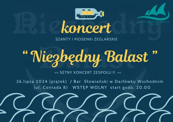 Setny koncert Niezbędnego Balastu – Miasto Darłowo