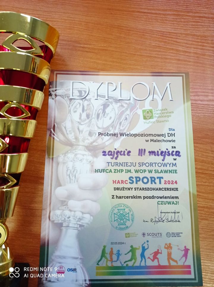 Turniej sportowy Hufca ZHP Sławno